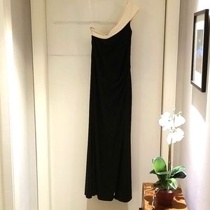 Ralph Lauren Black and White Formal Gown